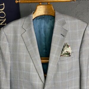 Silk Men's Houndstooth Blazer Burberry